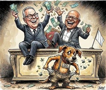 Cesinha e coelho, gastança para a reitoria e miséria para os trabalhadores 